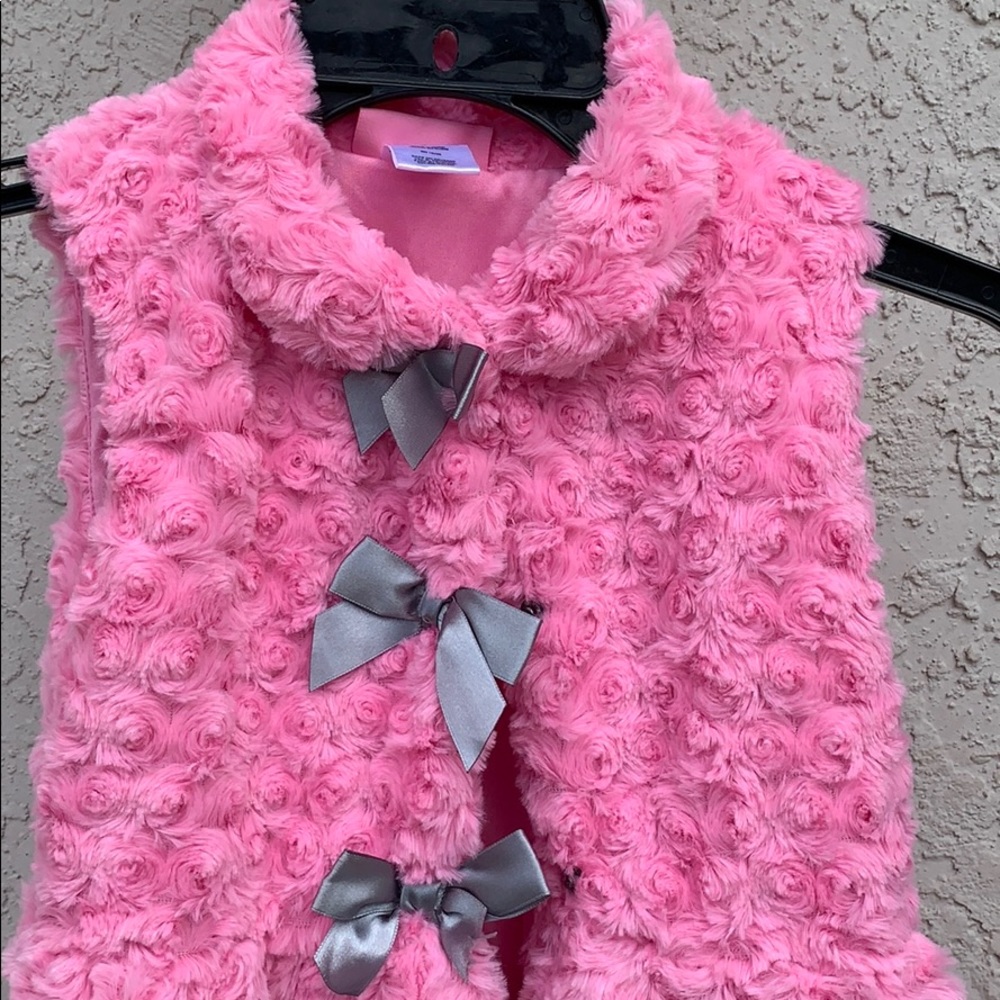 Young Hearts Soft Faux Fur vest